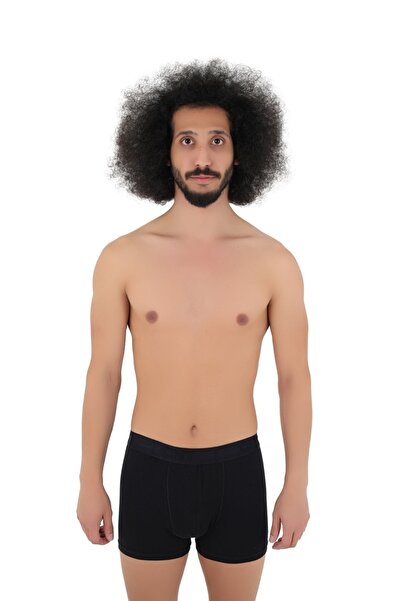 CNT Men's 3-Piece Boxer, 1st Class Fabric, Premium Package, Special Design. Plain Lycra Boxer Shorts Dowry Gift