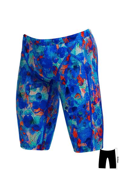 Funky Trunks Jam Paint Press Boys' Training Swimsuit, Knee-Length Jamme