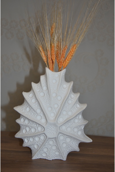 ELBUCOLECTION vază mare cu model, obiect decorativ pentru casă