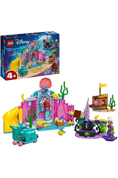 LEGO مجموعة ألعاب ديزني برينسيس آرييل الكريستالية القابلة للبناء للأطفال، دمي...