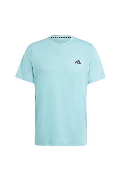 adidas Men's Turquoise T-Shirt - Round Neck, Regular Fit Iw3320 Tr-Es Comf Tee