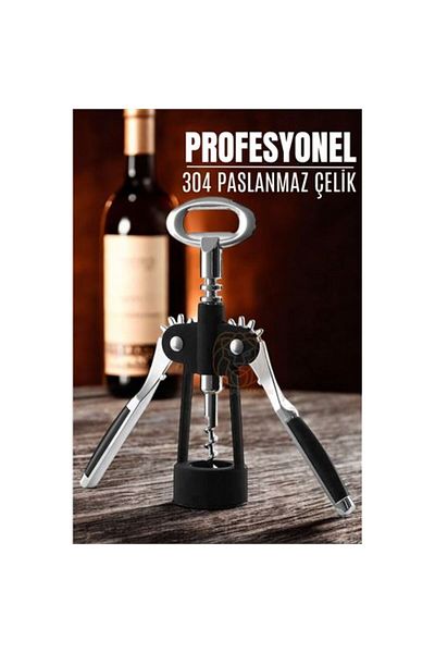 Findit Corkscrew Wine Opener and Bottle Opener 304 Stainless Steel
