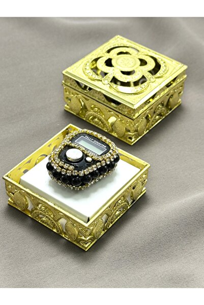 Deniz Elmasları Hediyelik Taşlı Zikirmatik - Kutu İçerisinde