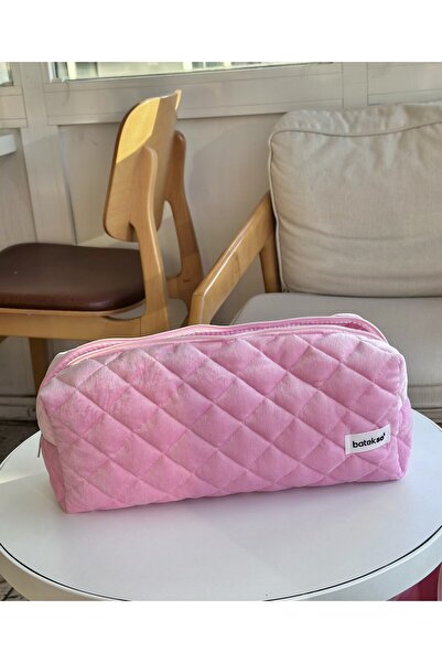 Batekso Travel Case for Hair Styler with Pink Texture - Size XL