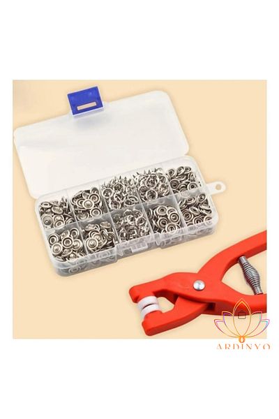 Ardinyo Practical Snap Button Clamp - 100 Pieces Machine