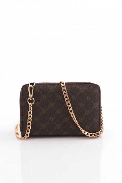 Armine Women's Shoulder Bag, Crossbody Bag 324 Coffee Dots