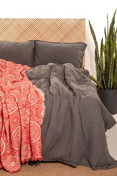 MYLASA HOME Σετ Παπλωματοθήκης Cloudy Mood Single Muslin - Παπλωματοθήκη και Μαξιλαροθήκη