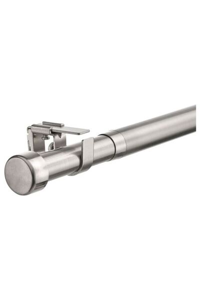 IKEA BEKRAFTA, perde çubuğu seti, nikelaj kaplama, 120-210 cm 28 mm