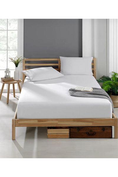 ÇIQRIK HOME Elastic Double Bed Sheet Set with Pillowcases (Set with Pillowcases)