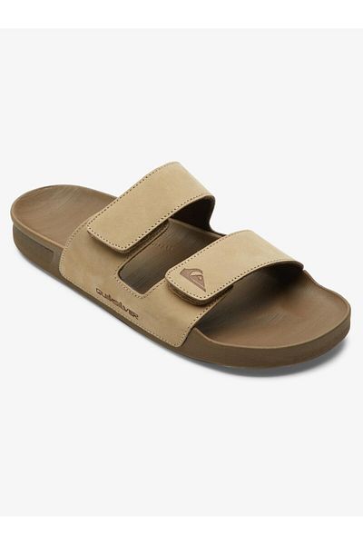 Quiksilver Rivi Leder Double Adjust Herren-Hausschuhe