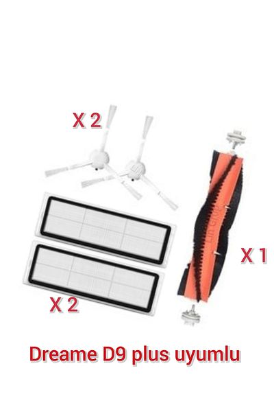 LİN GRUP Dream E D9 Plus Compatible Spare Parts Set Floor Sweep Brush