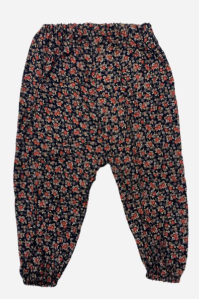 sinankardeşler Viscose Patterned Girl's Shalwar - Elastic