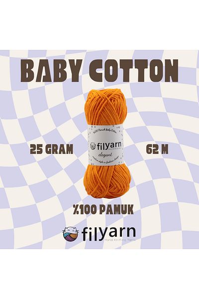 Filyarn Oeko-Tex Certified 25 γραμμάρια βαμβακερό νήμα μωρού - Γιλέκο και σετ 4 τεμαχίων
