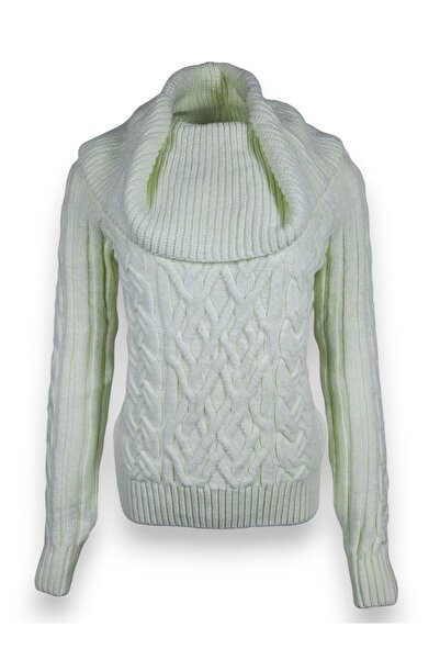 Pulltonic Şal Yaka Kadın Kaşmir Yün Kazak