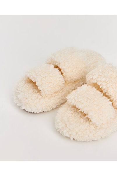 Chirpy Band - Tüylü Kadın Ayarlanabilir Ev Terliği