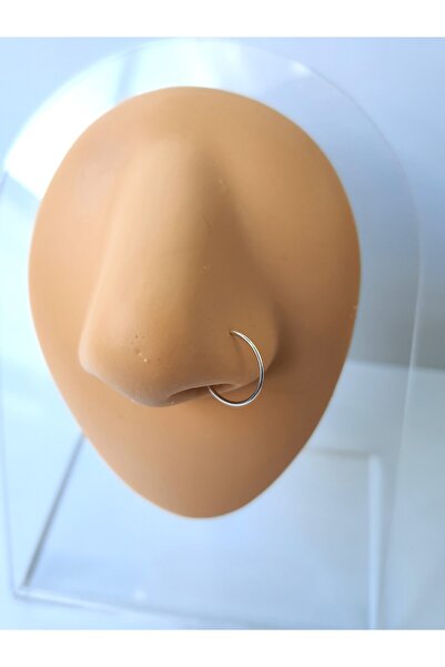 kurukafagift Hızma Düz 10 mm İnce Halka Gümüş Renk