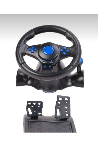 CRK TECH Gtv7 Gaming Racing Wheel Pc-ps3-ps4-xbox One-n-switch-android Uyumlu Tireşimli Oyuncu Direksiyonu