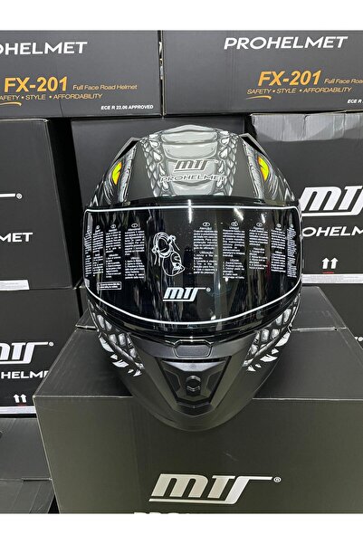 MTS 801 KASK GRİ YILAN