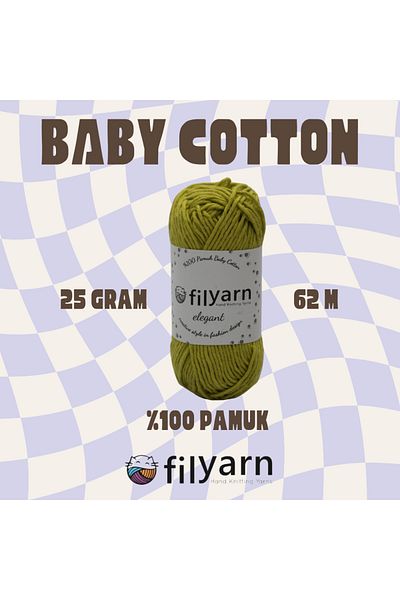 Filyarn Oeko-Tex Certified 25 γραμμάρια βαμβακερό νήμα μωρού - Γιλέκο και σετ 4 τεμαχίων