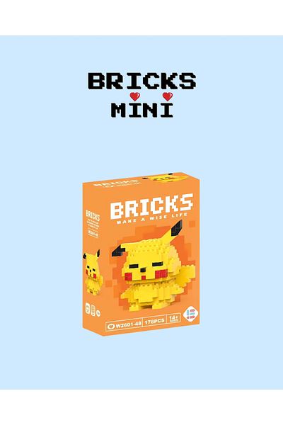 Bricks مكعبات بوكيمون بيكاتشو ميني ليغو