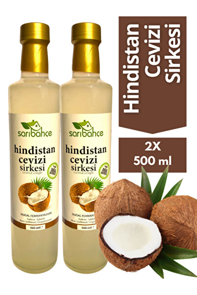Sarıbahçe Hindistan Cevizi Sirkesi 500 ml 2'li Paket - Organik Doğal Fermente