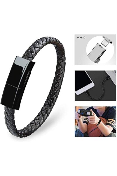 CODEGEN Usb 3.1 Type-c Deri Bileklik Şarj Data Kablosu Cdg-cnv54