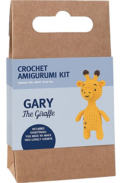 BALIM ÖRGÜ EVİ Garry The Giraffe "GIRAFFE" Mini Amigurumi Kit Τελειωμένο Μέγε...