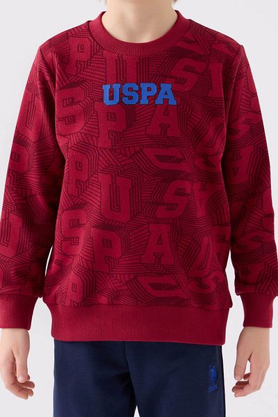 U.S. Polo Assn. Σετ Polo για αγόρι 4-15 ετών - Αδειοδοτημένο, Claret Red