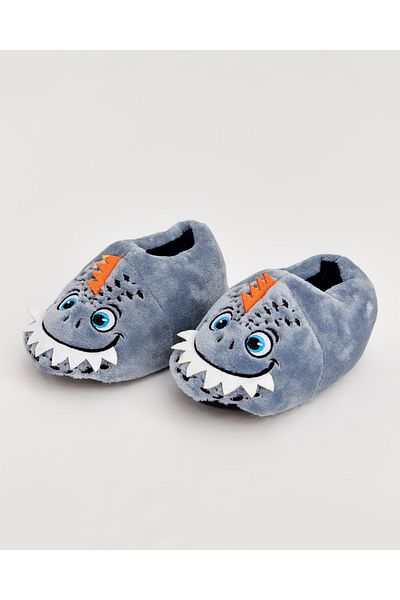 Chirpy Dinazor - Figured Children's Slippers