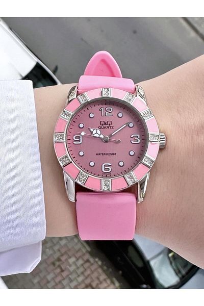 Ferrucci Q&Q Women's Waterproof Plastic Cord Wristwatch