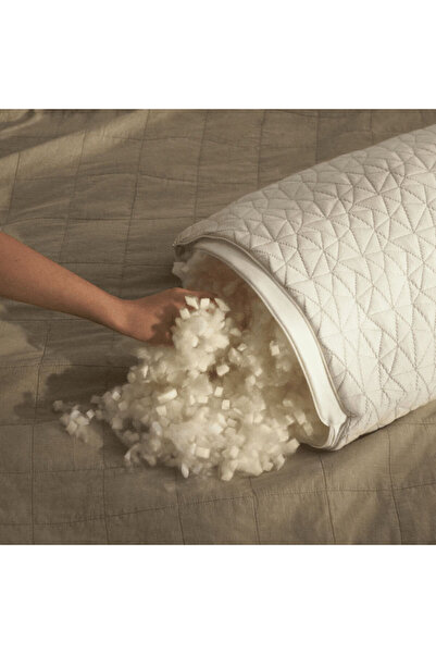 Orange Bed & Bath Fiber Pillow | Height Adjustable Pillow|white