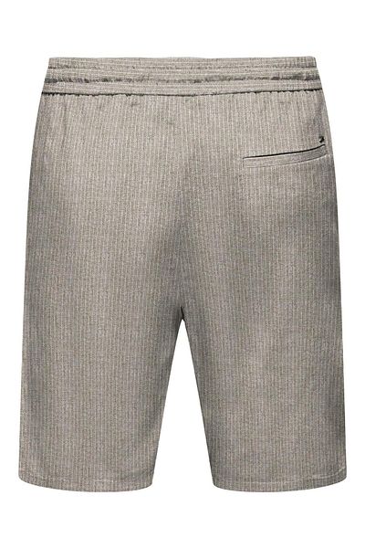 Only & Sons Κοντό ανδρικό σορτς Onslinus Life 0006 Linen Mix
