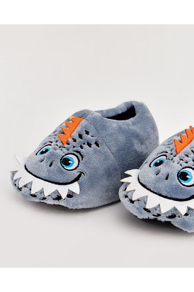Chirpy Dinazor - Figured Children's Slippers
