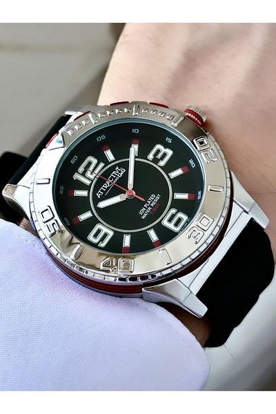 Q&Q Men's Plastic Cord Wrist Watch