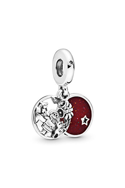 Fubena Noel Baba Disk Sallantılı 925 Ayar Gümüş Charm
