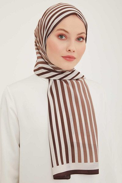 Armine Trend Line Pattern Modal Shawl 5746-16