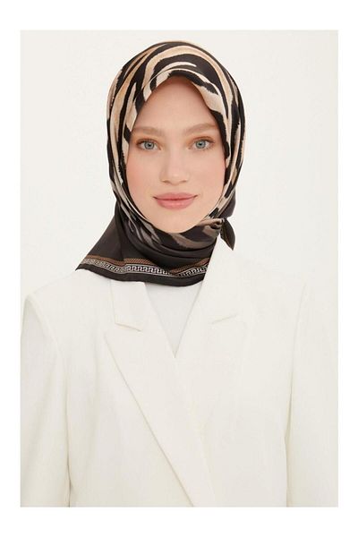 Armine Nostalgia Tivil Silk 8345-09 Μαύρο Καφέ