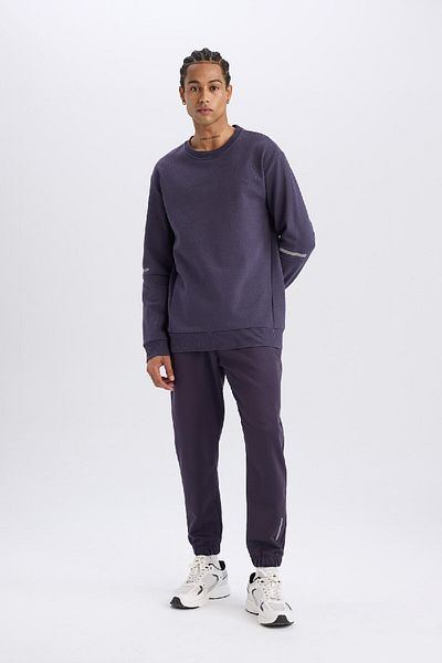 DeFacto Φούτερ DeFactoFit Standard Fit Crew με λαιμόκοψη Y4531AZ24AU