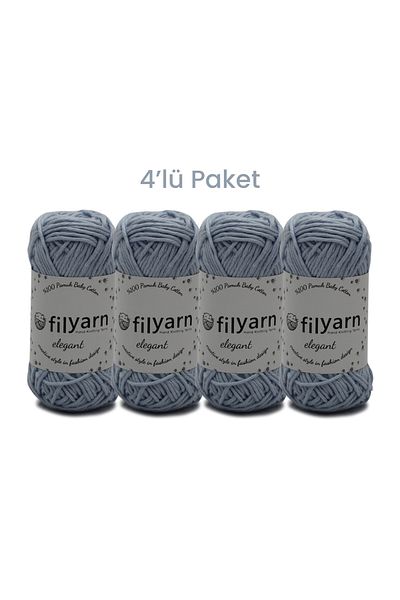 Filyarn Oeko-Tex Certified 25 γραμμάρια βαμβακερό νήμα μωρού - Γιλέκο και σετ 4 τεμαχίων