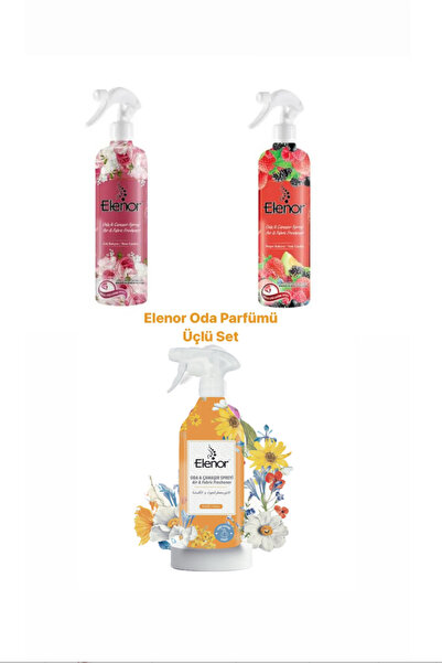 ELENOR Oda Ve Giysi Spreyi 500 ml X 3