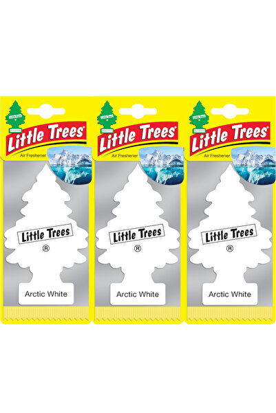 Car Freshner Little Trees Oto Kokusu 3'lü Buz Beyazı