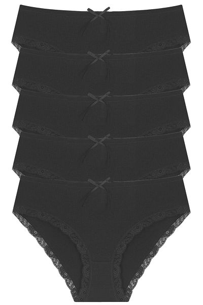 Newlilla 1909 Lace Leg Bato 5-teiliges Damen-Höschen-Set 1909-v2