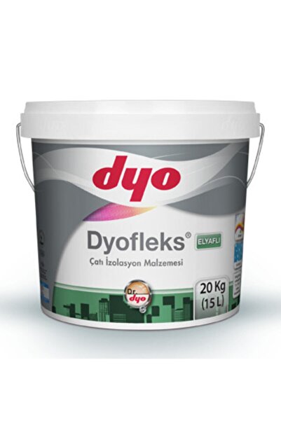 Dyo Flex Elyaflı Çatı Su Yalıtım Malzemesi 2,5 Lt/20 Kg