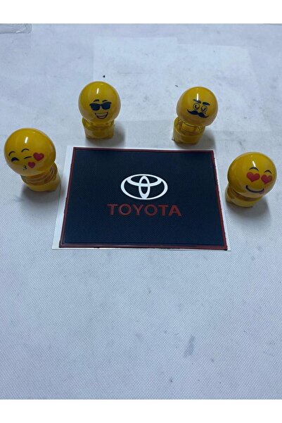 ASTUNİNG وسادة مضادة للانزلاق على صندوق القفازات، 4 قطع برأس نطاط تويوتا