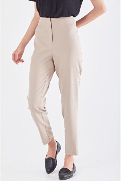 Doque 59058 Önden Fermuarlı Klasik Dar Paça Pantolon Qys 59058 Pantolon #23-063