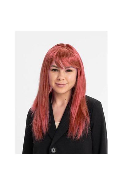 Store Red Color Straight Cut Wig