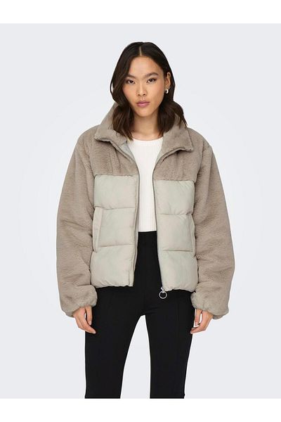 ONLY Onlwanja Fur Puffer Mix Jacket Cc Otw Γυναικείο παλτό