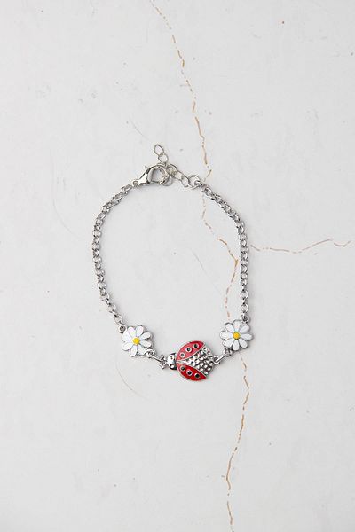 Modex Ladybug Figured Chain Bracelet