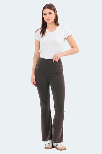Slazenger Jambiere de damă KITTENS de culoare cafea