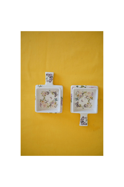 Panayır Home Mitra Dijital Baskılı 2'li Kare Sunum ve Kahvaltılık